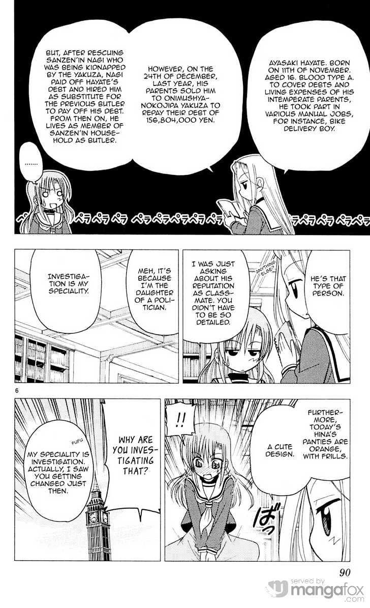 Hayate no Gotoku! Chapter 91 page 6 - Chapter 91 : Moment