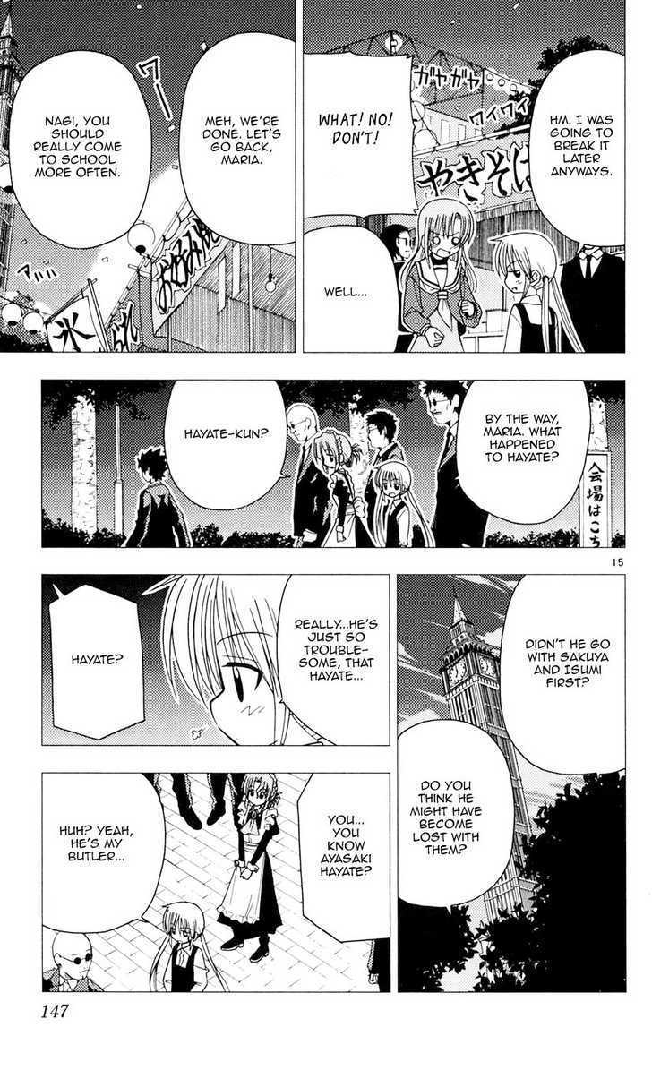 Hayate no Gotoku! Chapter 94 page 15 - Chapter 94 : The Wise Old Man of Union Theope Says,`Love And Hate Are the Same...
