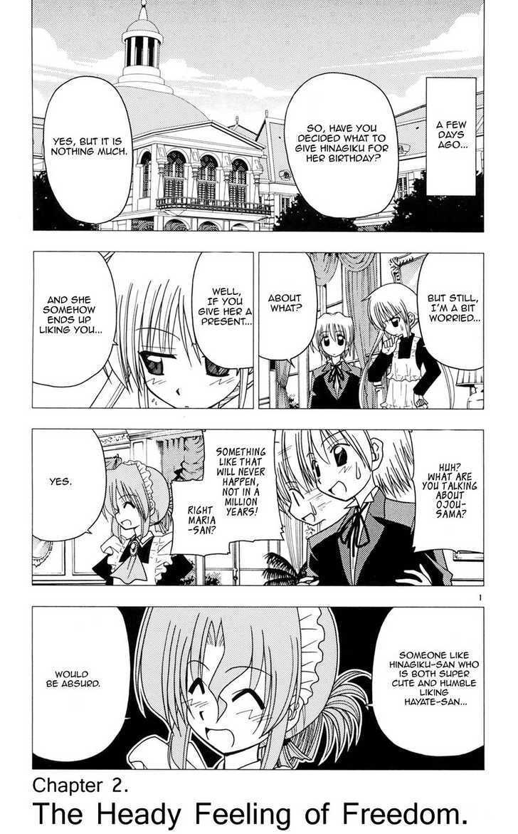 Hayate no Gotoku! Chapter 98 page 1 - Chapter 98 : The Heady Feeling of Freedom