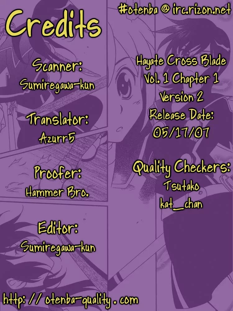 Hayate x Blade Chapter 1 page 2 - Chapter 1: The Idiot Who Came Late