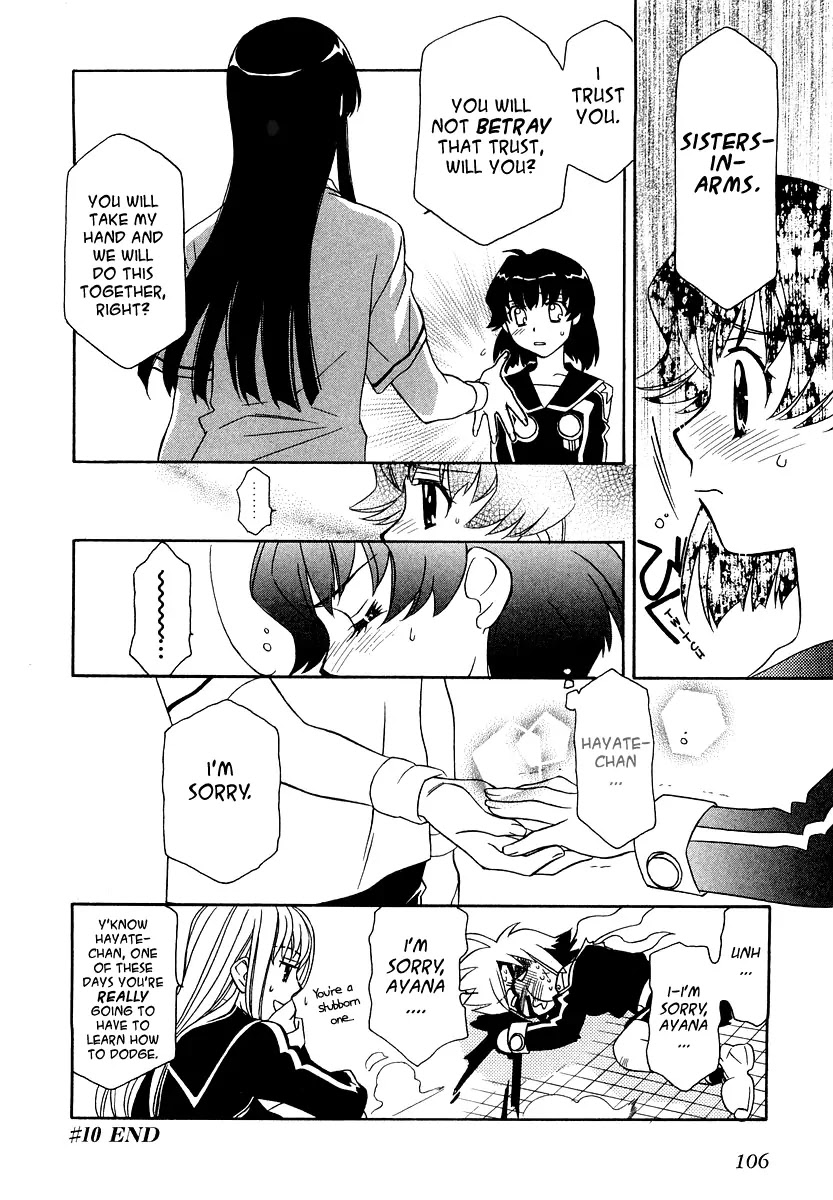 Hayate x Blade Chapter 10 page 27 - Chapter 10: Those Idiots Who Believe Will Be Saved