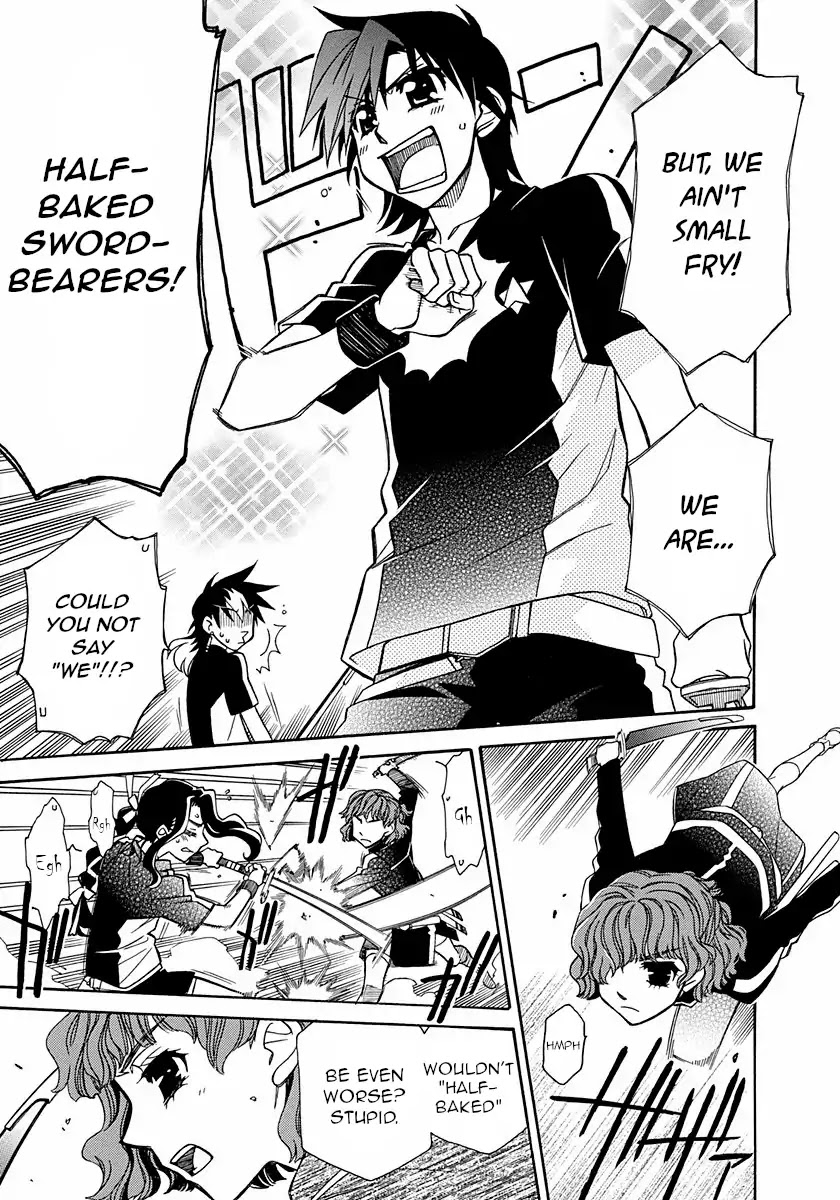 Hayate x Blade Chapter 100 page 17 - Chapter 100: Flying Idiots