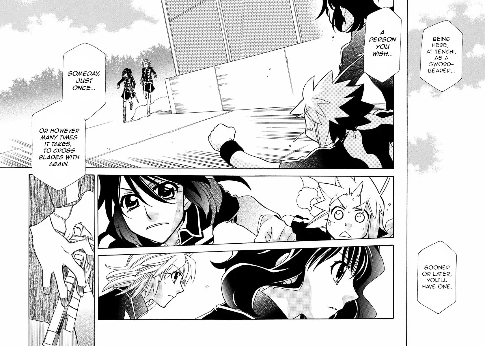 Hayate x Blade Chapter 100 page 22 - Chapter 100: Flying Idiots