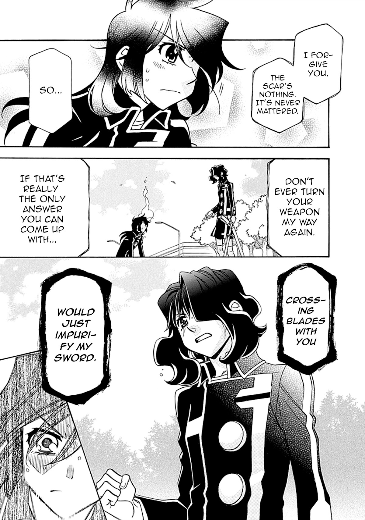 Hayate x Blade Chapter 104 page 10 - Chapter 104: Because This World is like a Cowardly Idiot