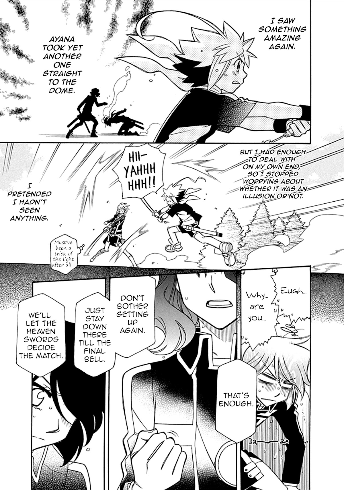 Hayate x Blade Chapter 104 page 8 - Chapter 104: Because This World is like a Cowardly Idiot