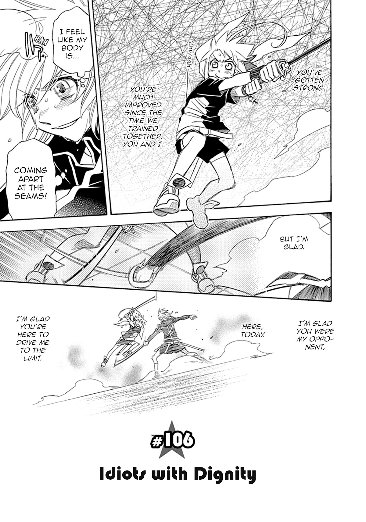 Hayate x Blade Chapter 106 page 3 - Chapter 106: Idiots With Dignity