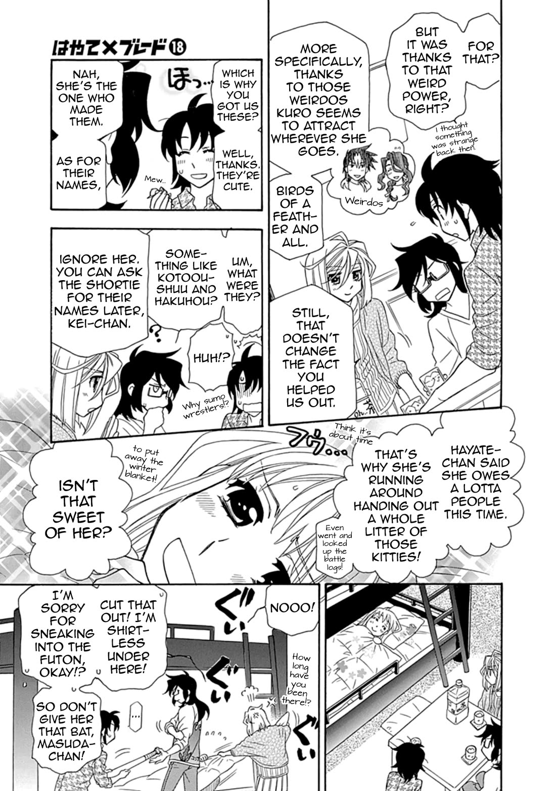 Hayate x Blade Chapter 109.5 page 3 - Chapter 109.5: Like Stupid, Like Dumb [END]