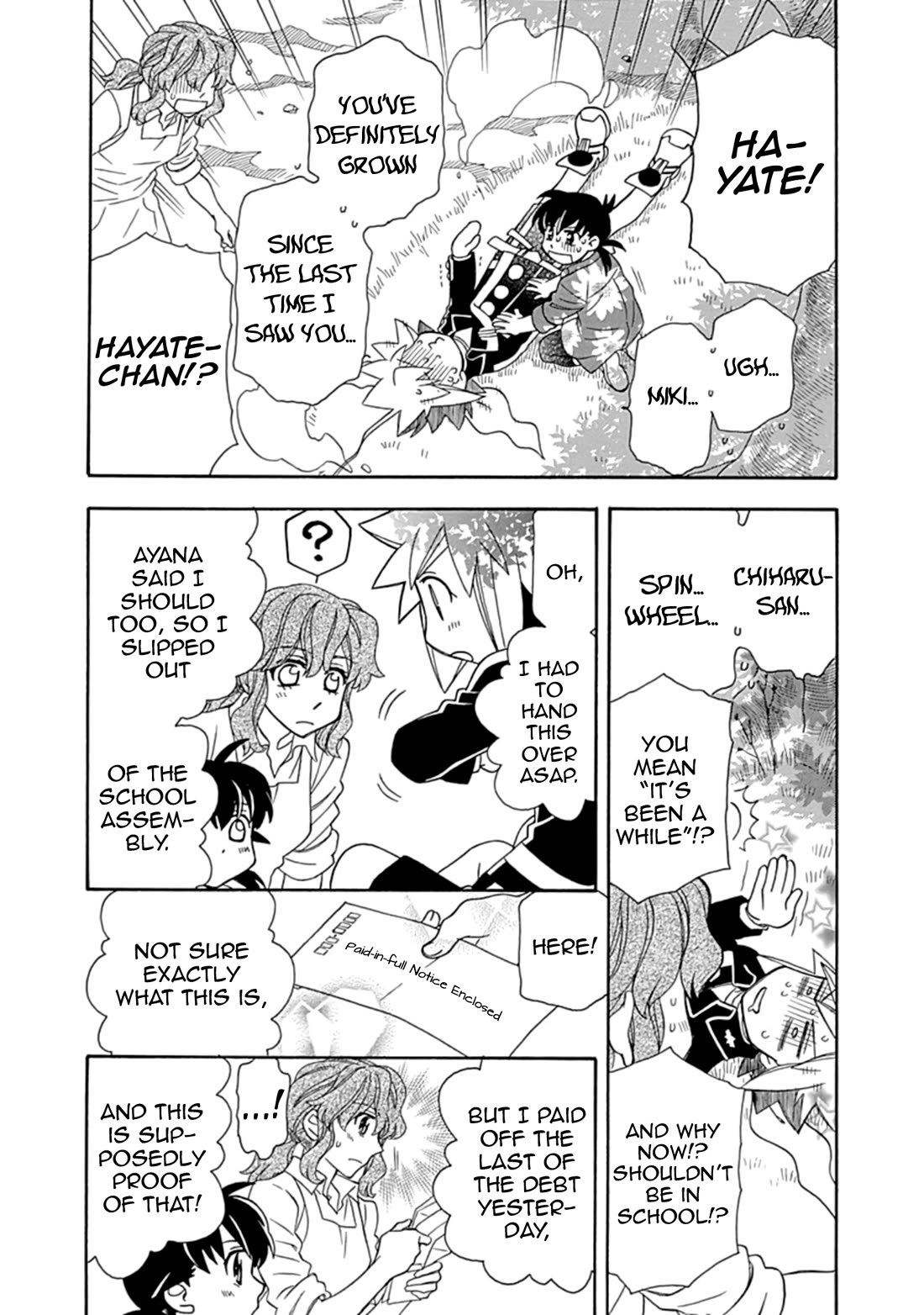 Hayate x Blade Chapter 109 page 8 - Chapter 109: The Neverending Stupidity