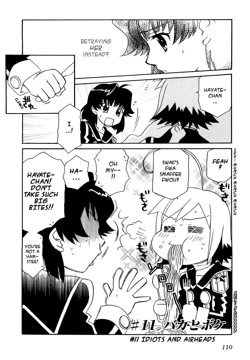 Hayate x Blade Chapter 11 page 3 - Chapter 11: Idiots and Airheads