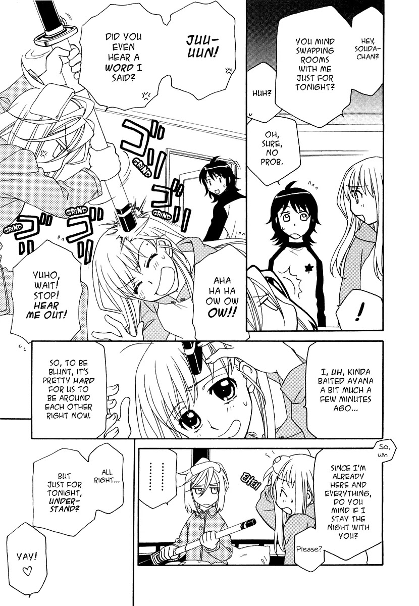 Hayate x Blade Chapter 17 page 12 - Chapter 17: Life Has It's Ups and Downs Idiot