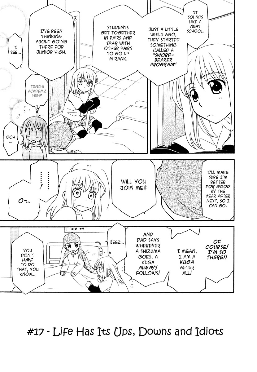 Hayate x Blade Chapter 17 page 4 - Chapter 17: Life Has It's Ups and Downs Idiot
