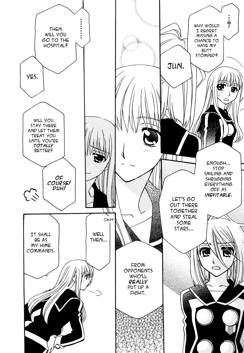 Hayate x Blade Chapter 18 page 10 - Chapter 18: Stubbornness and Idiocy: Two Sides of the Same Coin