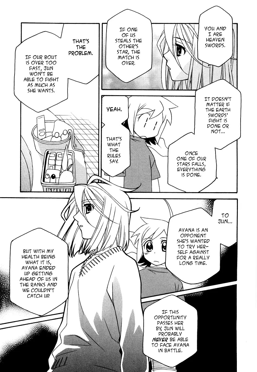 Hayate x Blade Chapter 18 page 21 - Chapter 18: Stubbornness and Idiocy: Two Sides of the Same Coin