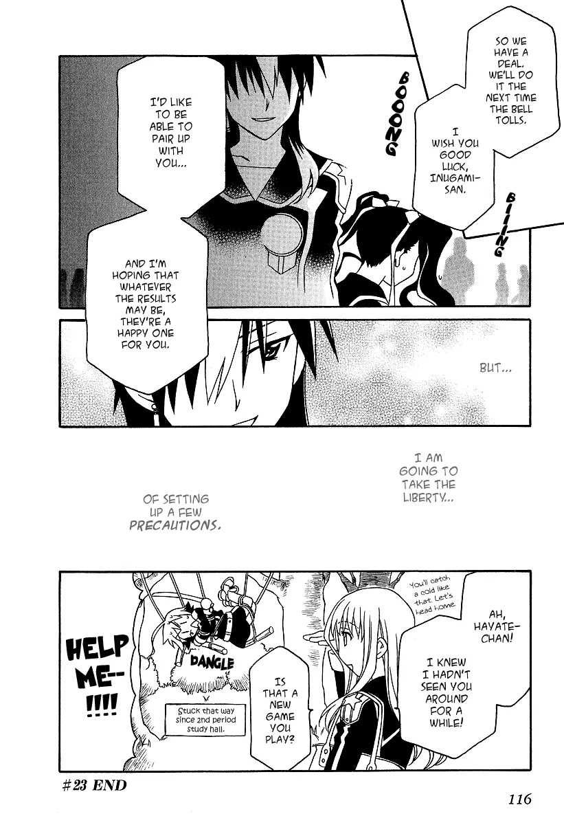 Hayate x Blade Chapter 23 page 28 - Chapter 23: Between You and the Idiot