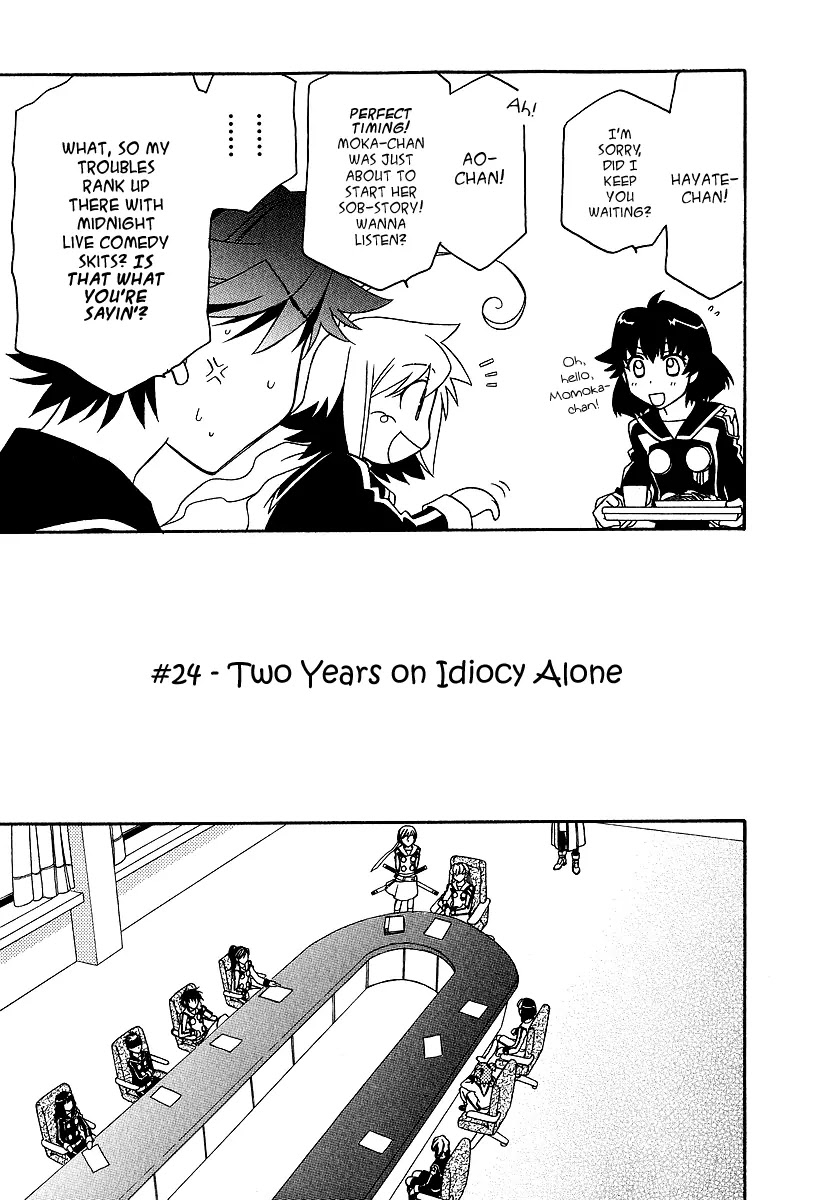 Hayate x Blade Chapter 24 page 4 - Chapter 24: Two Years on Idiocy Alone
