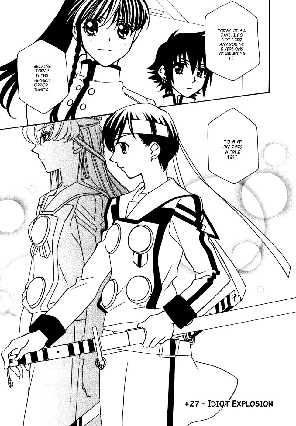 Hayate x Blade Chapter 27 page 4 - Chapter 27: Idiot Explosion
