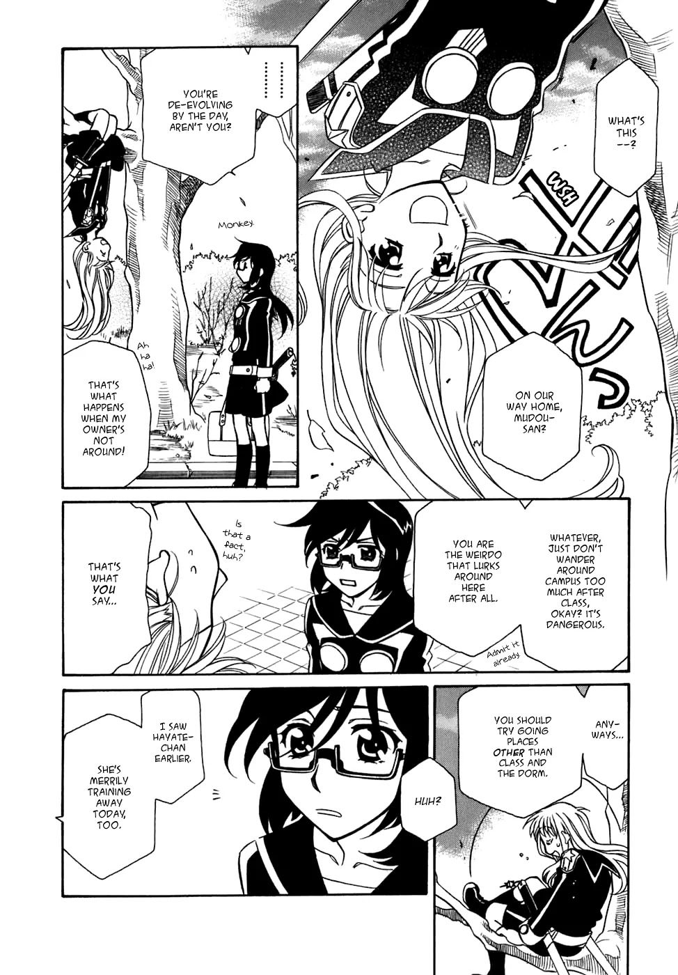 Hayate x Blade Chapter 27 page 5 - Chapter 27: Idiot Explosion