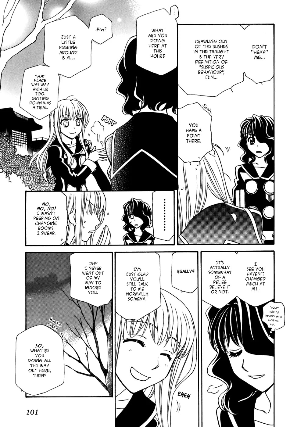 Hayate x Blade Chapter 29 page 16 - Chapter 29: Bustling Idiots