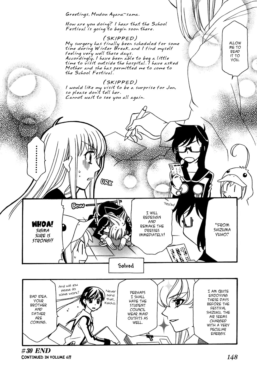 Hayate x Blade Chapter 30 page 33 - Chapter 30: Idiot a la Carte
