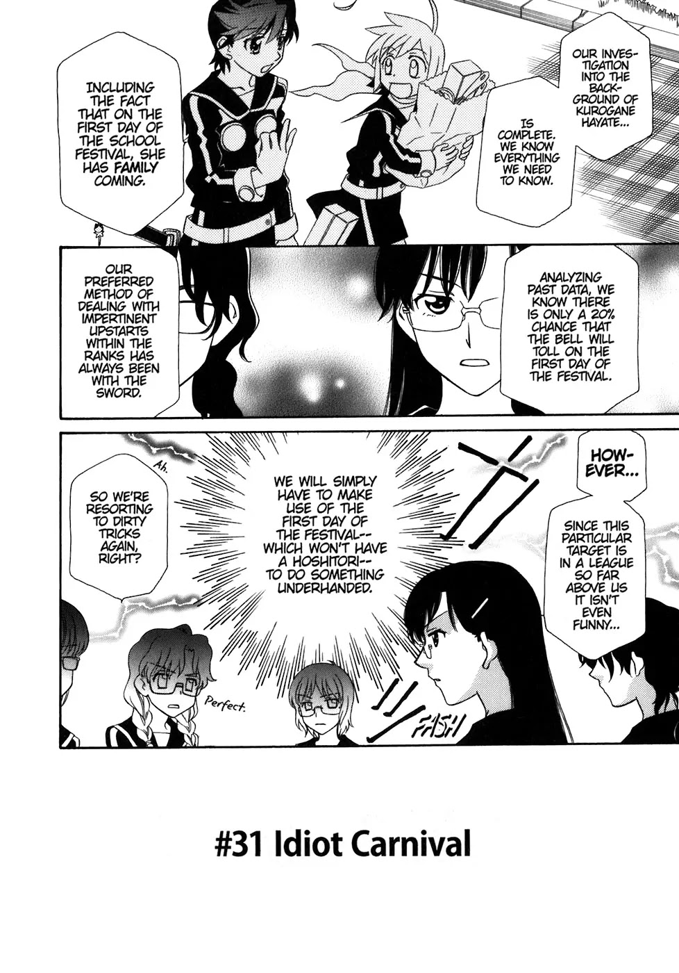Hayate x Blade Chapter 31 page 10 - Chapter 31: Idiot Carnival