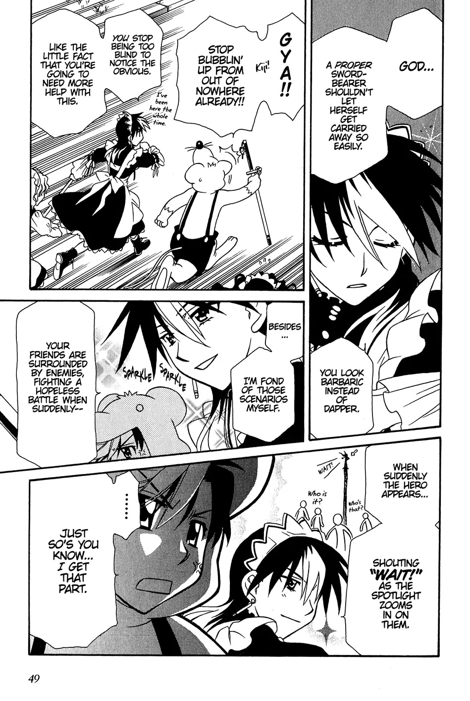 Hayate x Blade Chapter 32 page 20 - Chapter 32: Idiot Festival