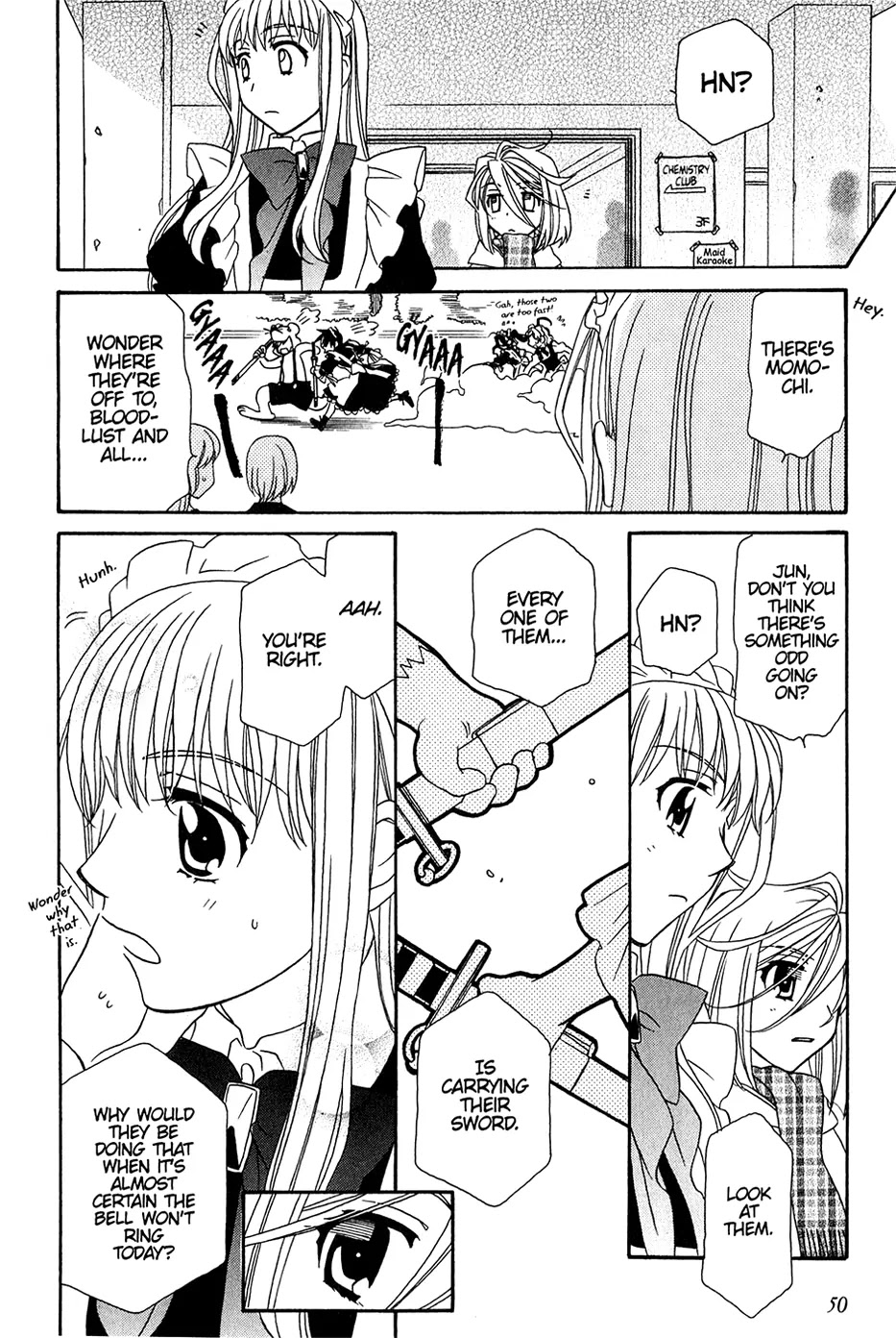Hayate x Blade Chapter 32 page 21 - Chapter 32: Idiot Festival