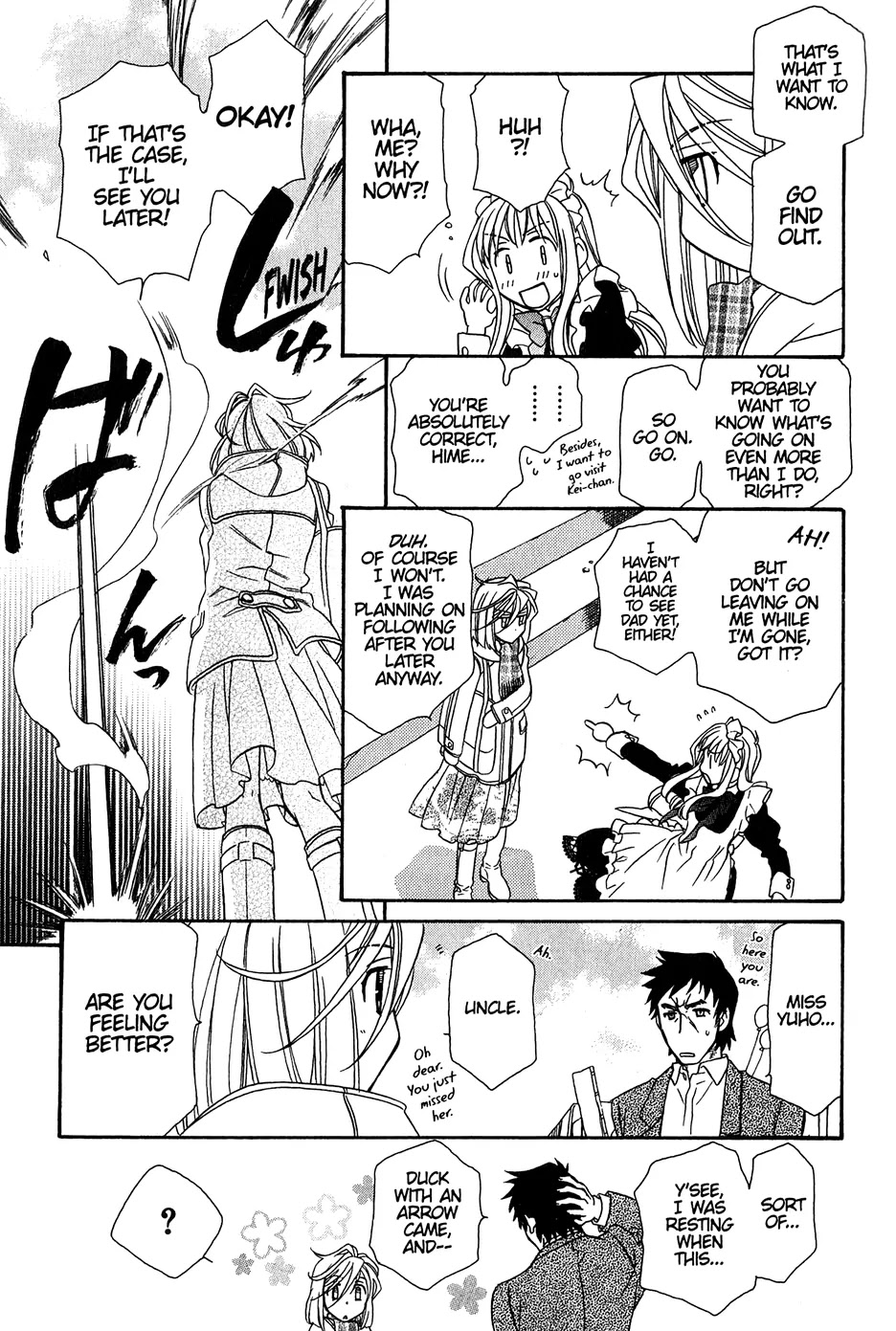 Hayate x Blade Chapter 32 page 22 - Chapter 32: Idiot Festival