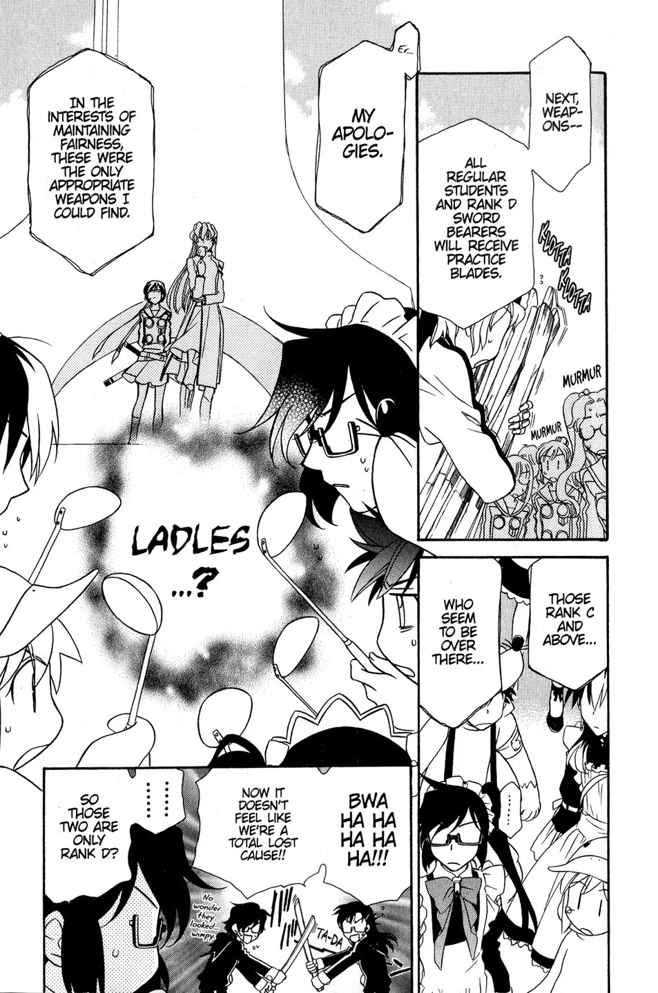 Hayate x Blade Chapter 33 page 10 - Chapter 33: Idiot Survival