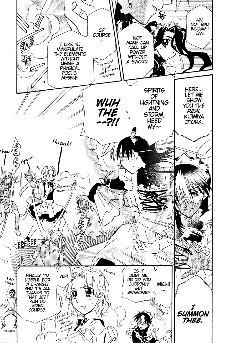 Hayate x Blade Chapter 33 page 15 - Chapter 33: Idiot Survival