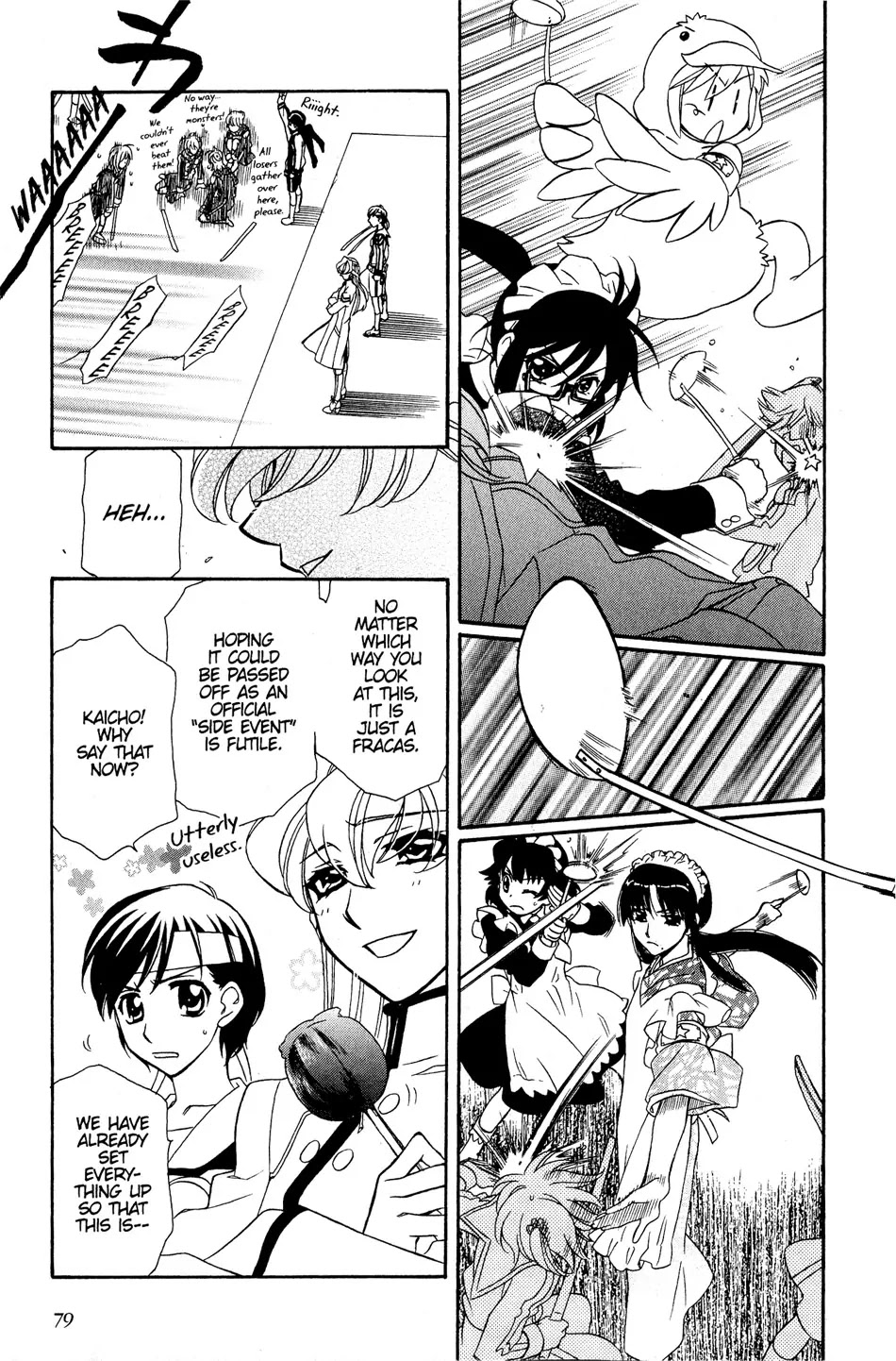 Hayate x Blade Chapter 33 page 19 - Chapter 33: Idiot Survival