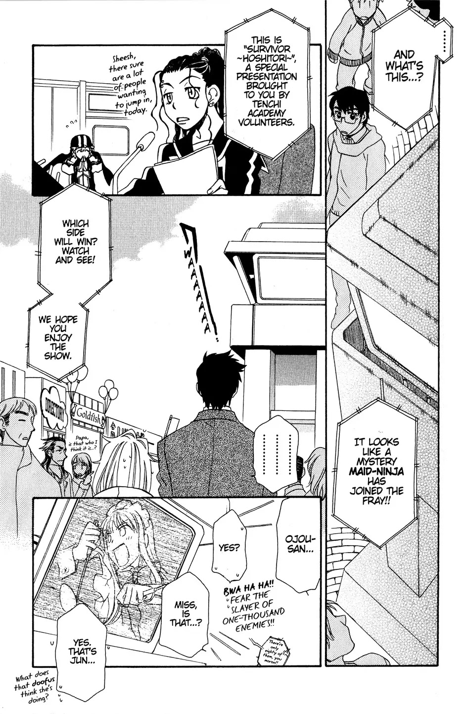 Hayate x Blade Chapter 33 page 21 - Chapter 33: Idiot Survival