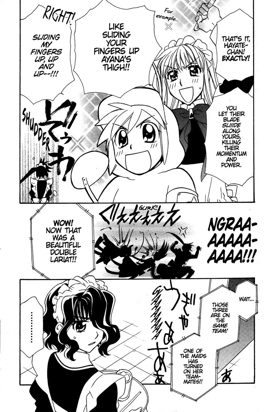 Hayate x Blade Chapter 33 page 25 - Chapter 33: Idiot Survival