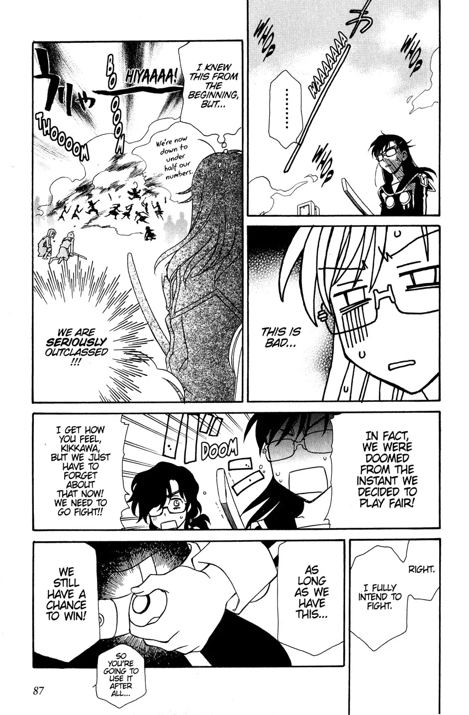 Hayate x Blade Chapter 33 page 27 - Chapter 33: Idiot Survival