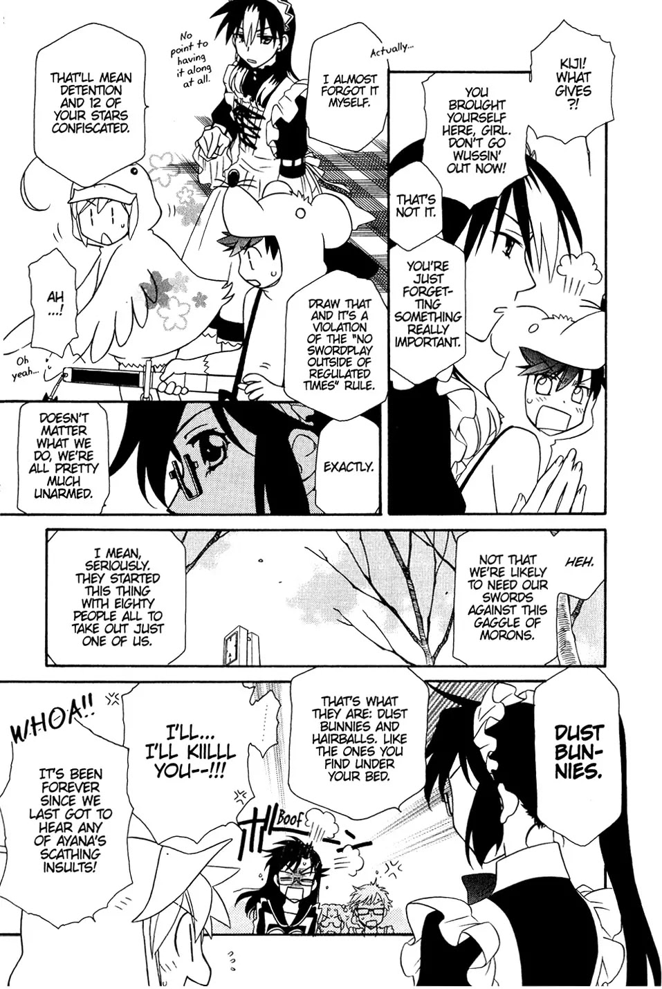 Hayate x Blade Chapter 33 page 6 - Chapter 33: Idiot Survival