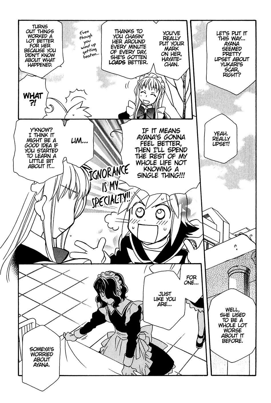 Hayate x Blade Chapter 34 page 22 - Chapter 34: Idiot Interval