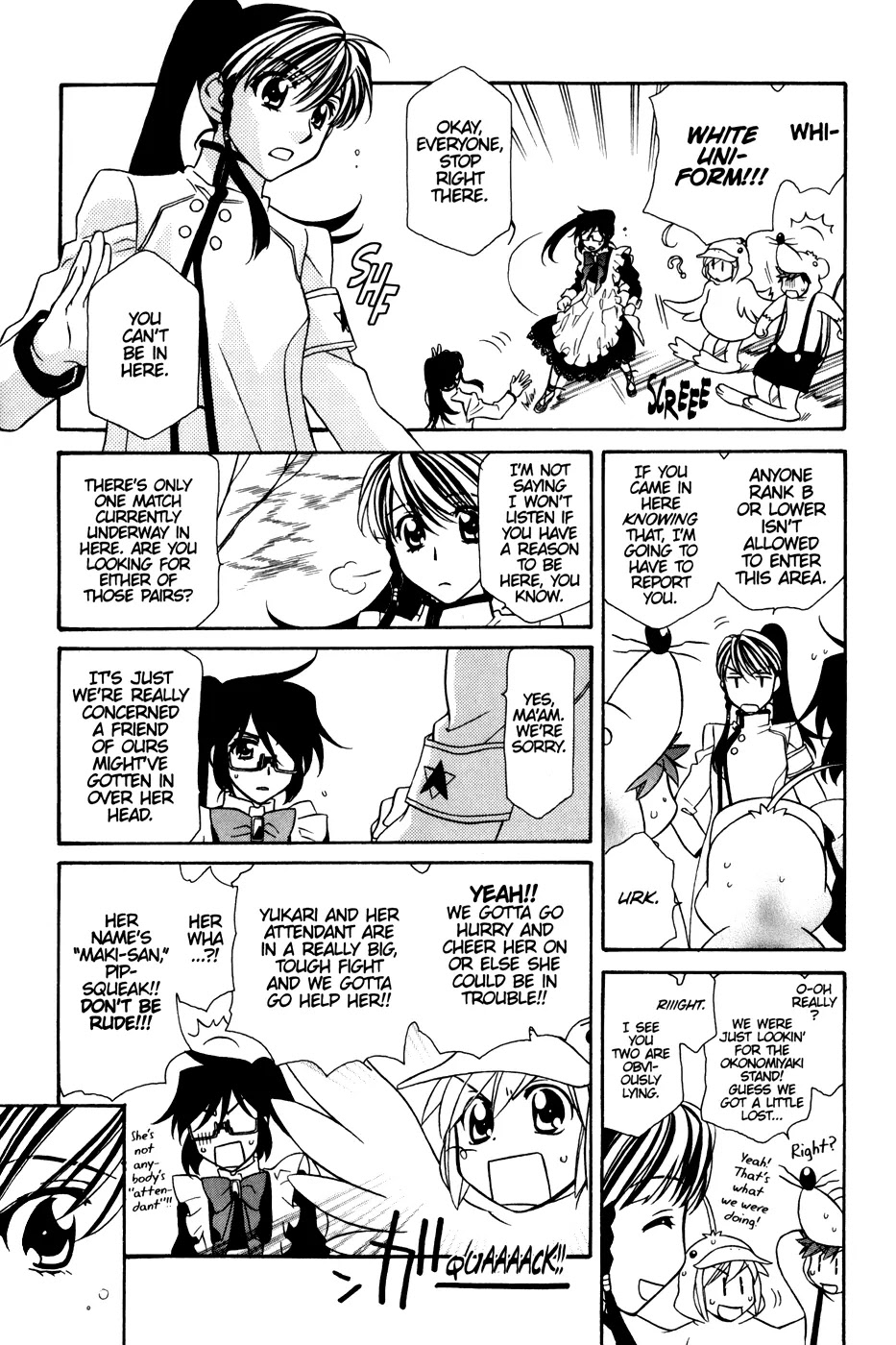 Hayate x Blade Chapter 36 page 16 - Chapter 36: Idiots Struggle