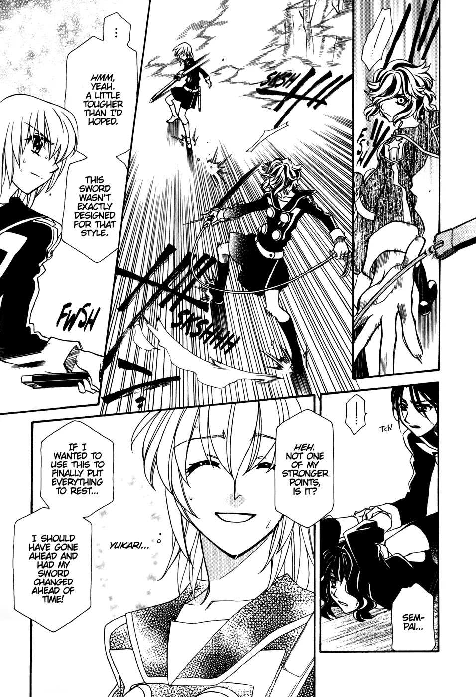 Hayate x Blade Chapter 36 page 22 - Chapter 36: Idiots Struggle