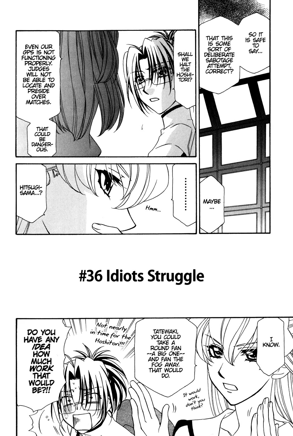 Hayate x Blade Chapter 36 page 3 - Chapter 36: Idiots Struggle
