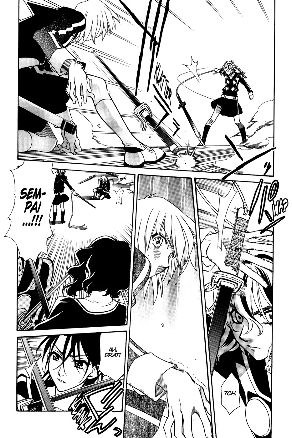 Hayate x Blade Chapter 36 page 7 - Chapter 36: Idiots Struggle