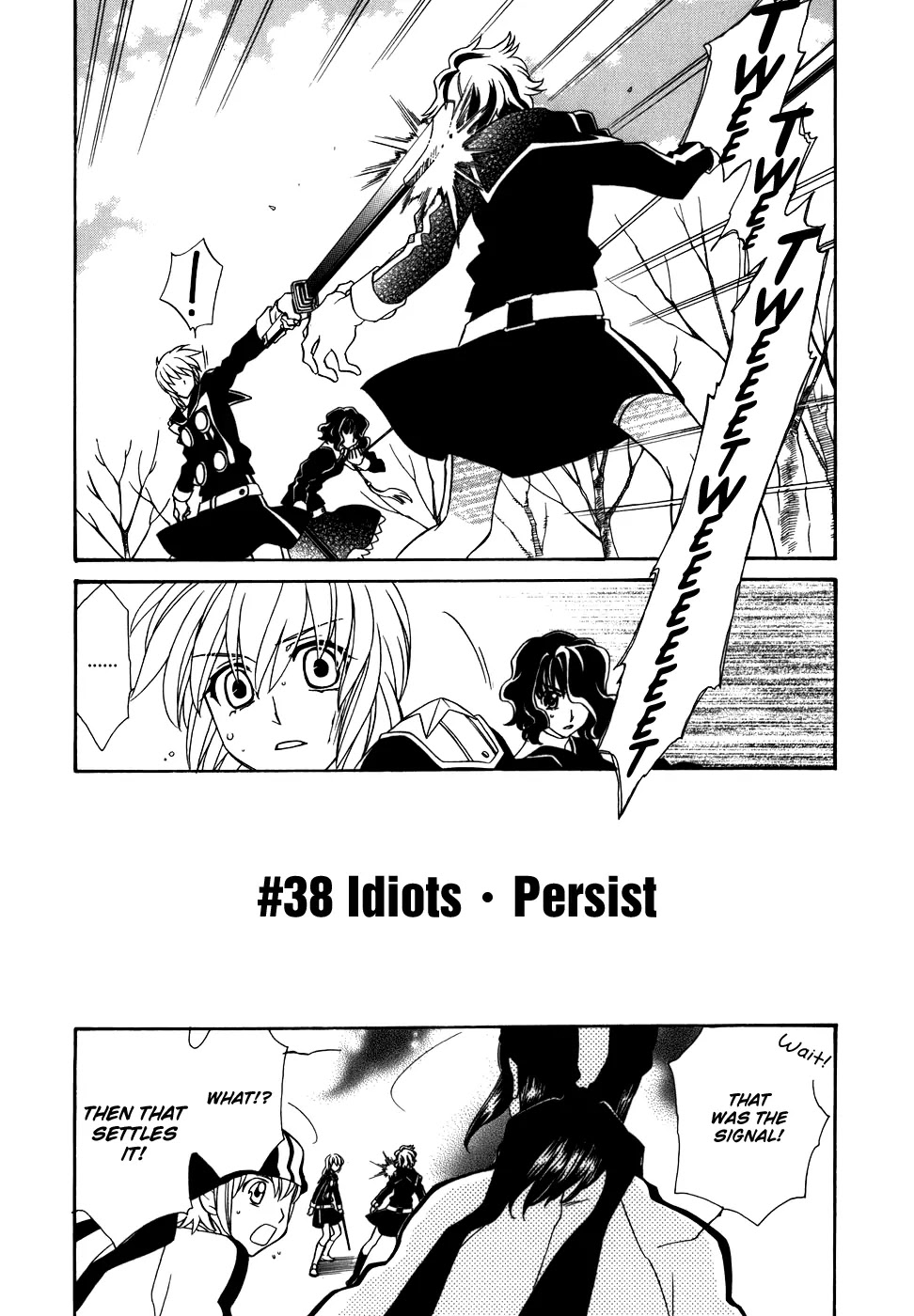 Hayate x Blade Chapter 38 page 3 - Chapter 38: Idiots Persist