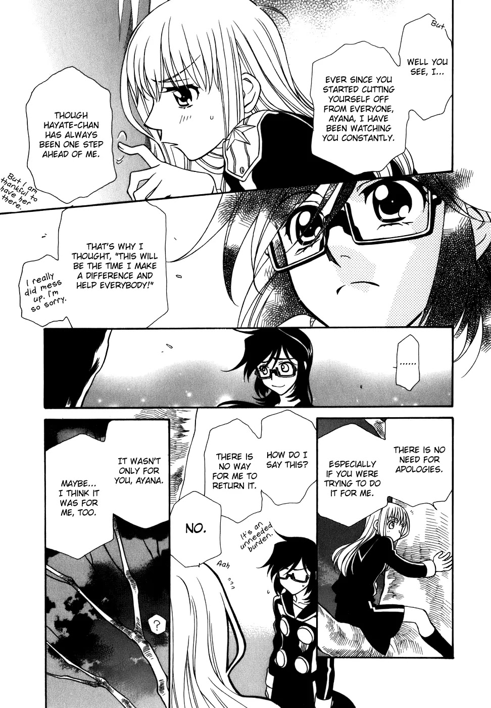 Hayate x Blade Chapter 39 page 16 - Chapter 39: Sins and Idiots