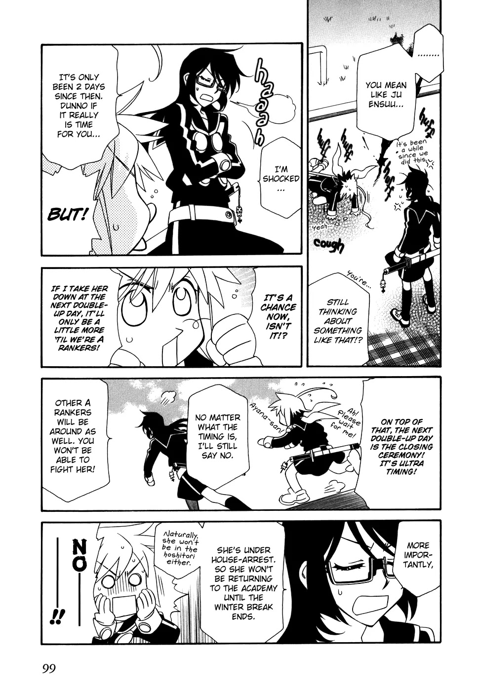 Hayate x Blade Chapter 40 page 12 - Chapter 40: One-shot Idiots