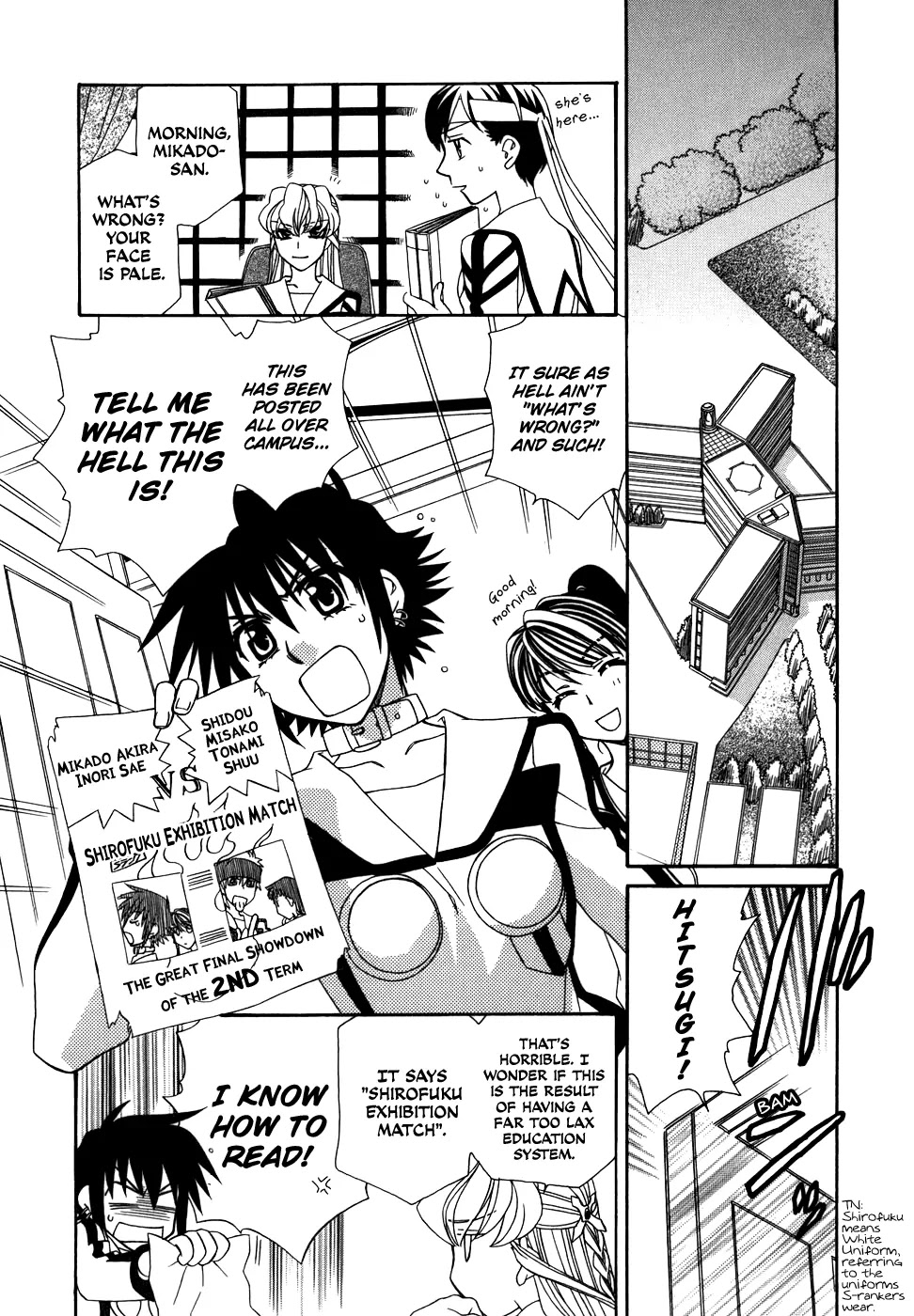 Hayate x Blade Chapter 40 page 15 - Chapter 40: One-shot Idiots