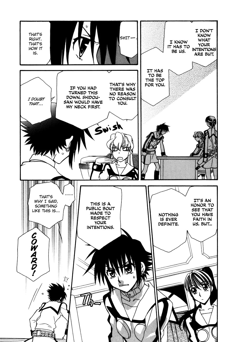 Hayate x Blade Chapter 40 page 17 - Chapter 40: One-shot Idiots