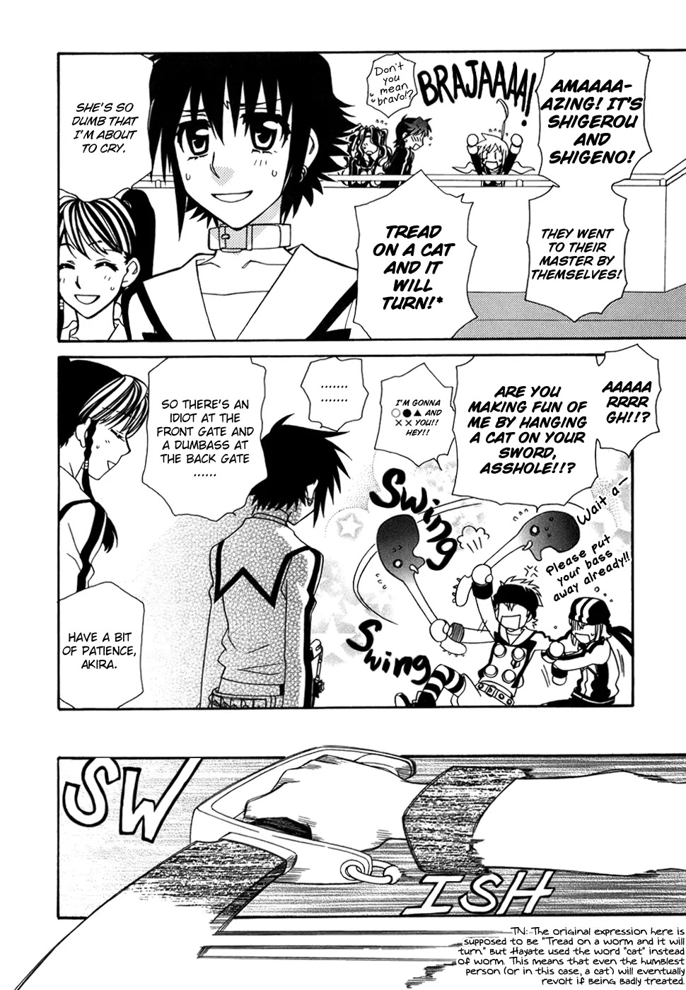 Hayate x Blade Chapter 41 page 30 - Chapter 41: God Save the Idiots