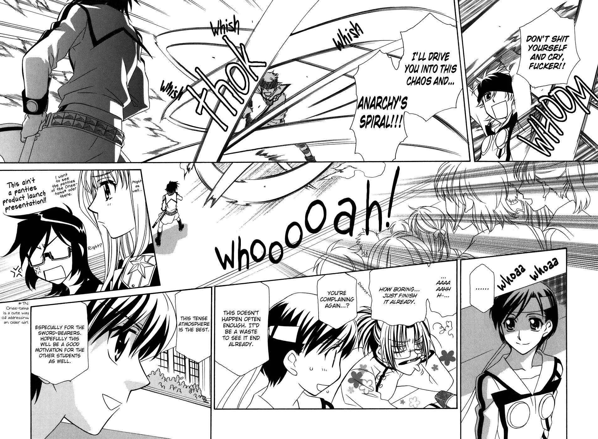 Hayate x Blade Chapter 42 page 18 - Chapter 42: Rock Around the Idiot