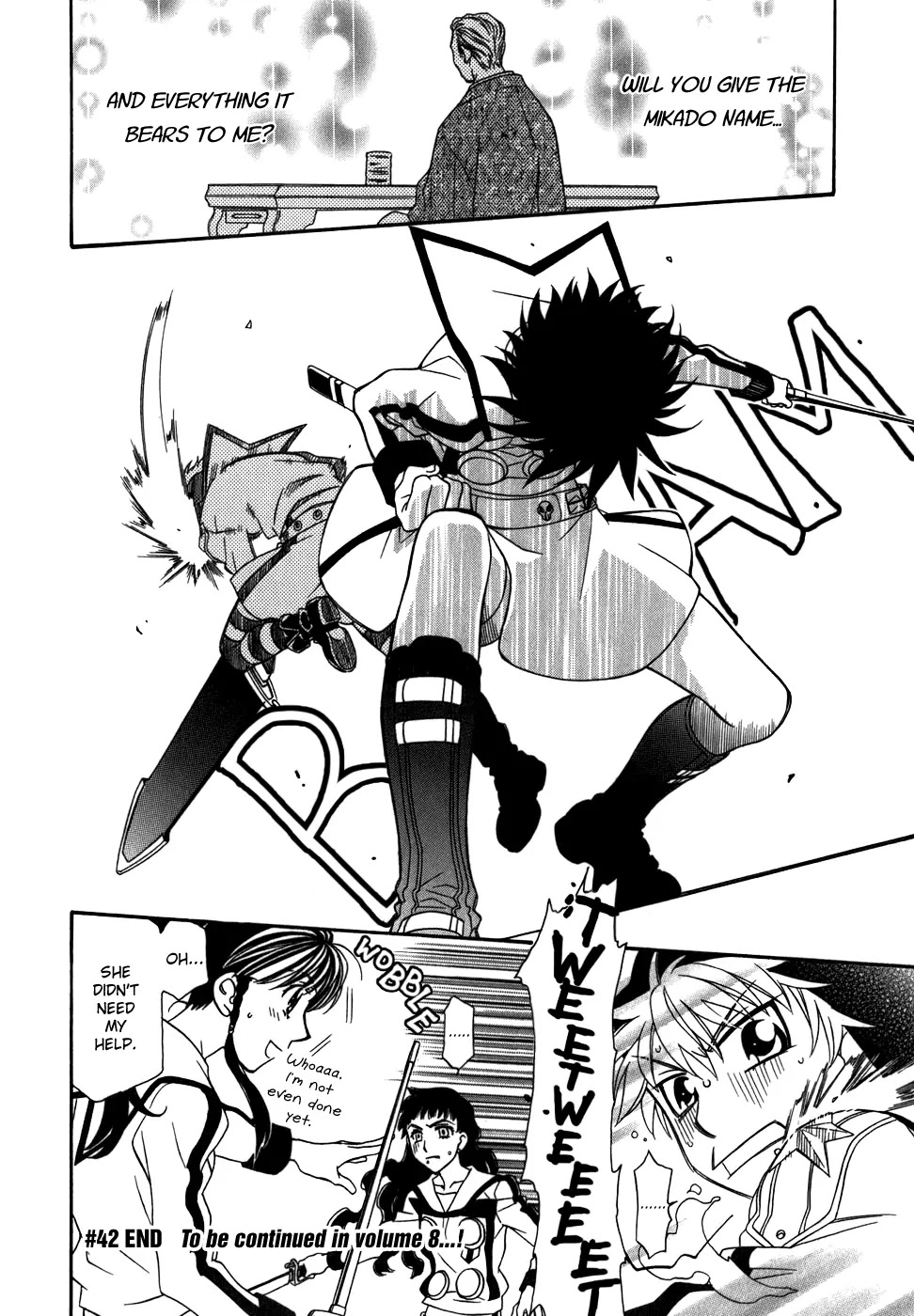 Hayate x Blade Chapter 42 page 35 - Chapter 42: Rock Around the Idiot
