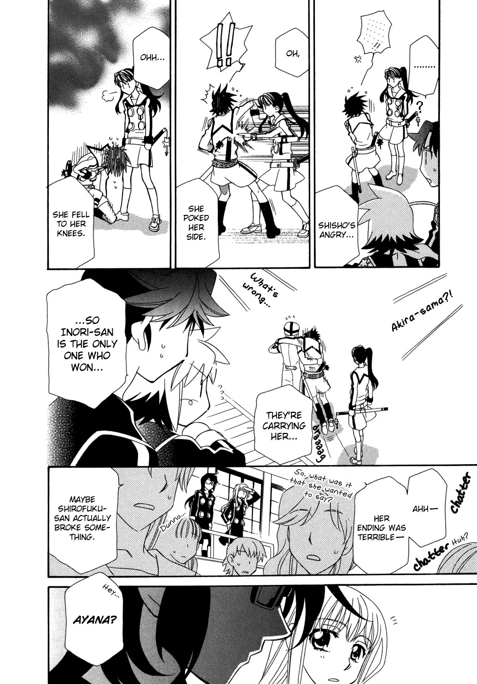 Hayate x Blade Chapter 43 page 15 - Chapter 43: Idiots Move Three Steps Forward and Two Steps Back