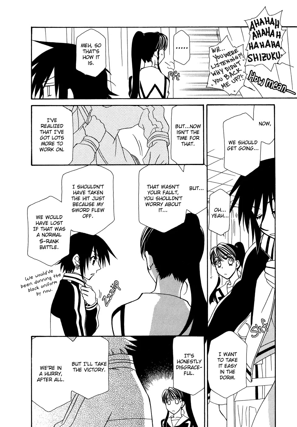 Hayate x Blade Chapter 43 page 27 - Chapter 43: Idiots Move Three Steps Forward and Two Steps Back