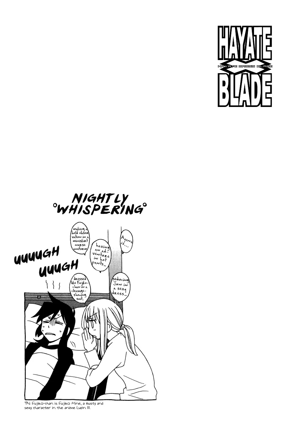 Hayate x Blade Chapter 43 page 32 - Chapter 43: Idiots Move Three Steps Forward and Two Steps Back